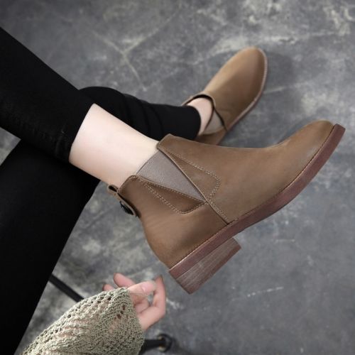 Bottes mi-saison femme Semelles en Caoutchouc - Ref 3250439