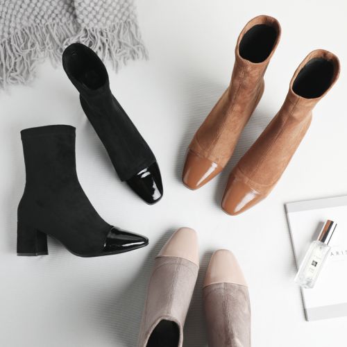 Bottes mi-saison femme Semelles en Caoutchouc - Ref 3250440