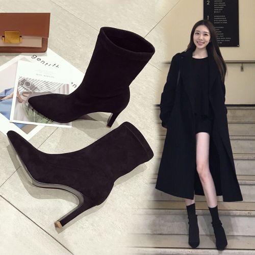 Bottes mi-saison femme OSSO Semelles en Caoutchouc - Ref 3250441