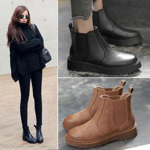 Bottes mi-saison femme Semelles en Caoutchouc - Ref 3250448