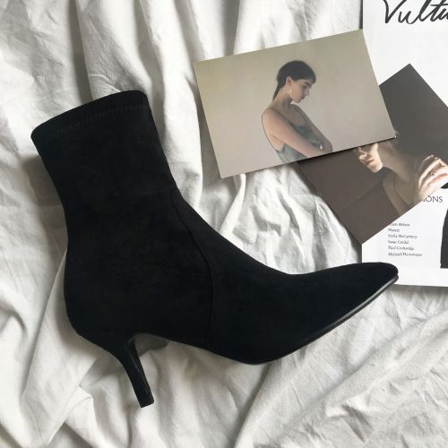 Bottes mi-saison femme Semelles en Caoutchouc - Ref 3250451
