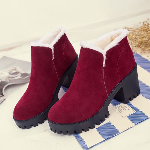 Bottes mi-saison femme Semelles en Caoutchouc - Ref 3250490