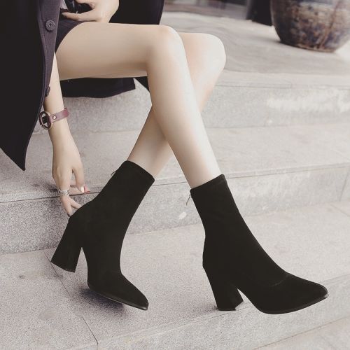 Bottes mi-saison femme Semelles en Caoutchouc - Ref 3250502