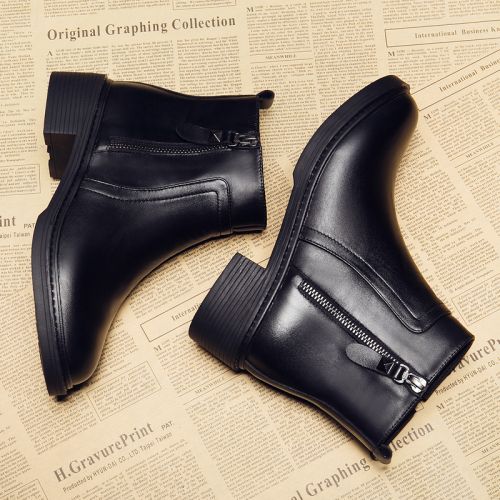 Bottes mi-saison femme Semelles en Caoutchouc - Ref 3250555