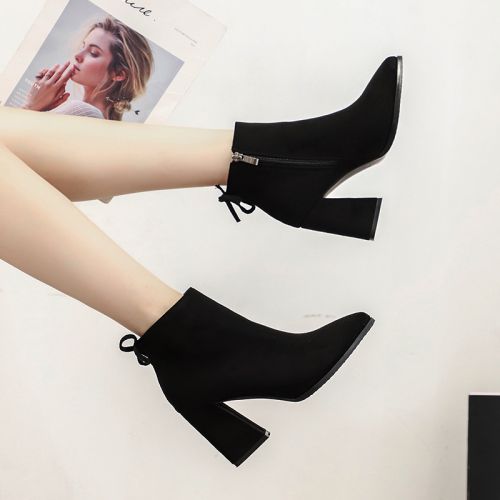 Bottes mi-saison femme NING Semelles en Caoutchouc - Ref 3250559