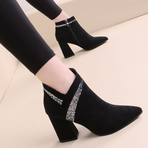 Bottes mi-saison femme Semelles en Caoutchouc - Ref 3250581