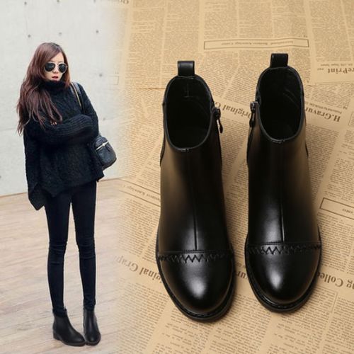 Bottes mi-saison femme Semelles en Caoutchouc - Ref 3250586