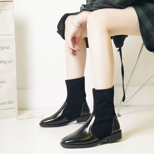 Bottes mi-saison femme Semelles en Caoutchouc - Ref 3250588
