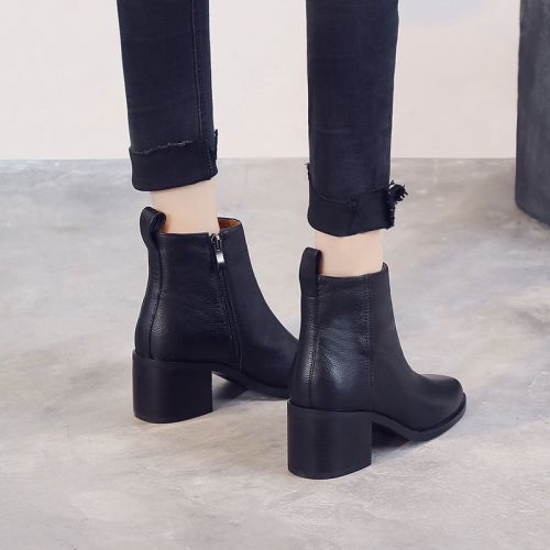 Bottes mi-saison femme CHENYUNYUN Semelles en Caoutchouc - Ref 3250589