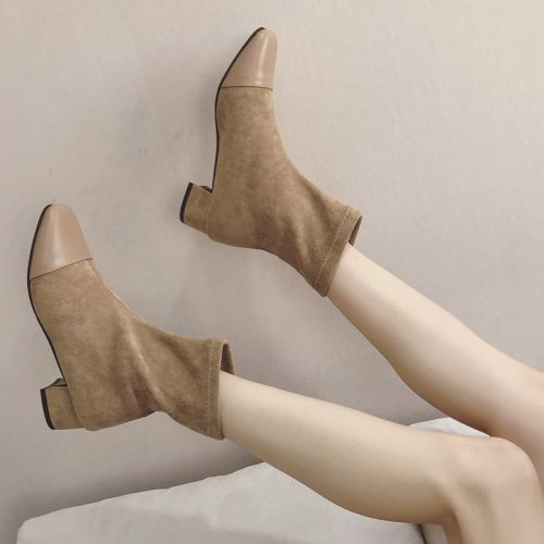 Bottes mi-saison femme Semelles en Caoutchouc - Ref 3250600