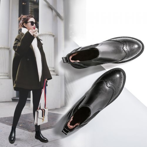 Bottes mi-saison femme Semelles en Caoutchouc - Ref 3250617