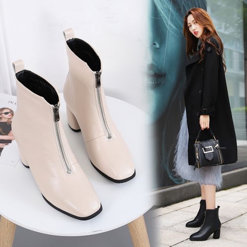 Bottes mi-saison femme Semelles en Caoutchouc - Ref 3250664