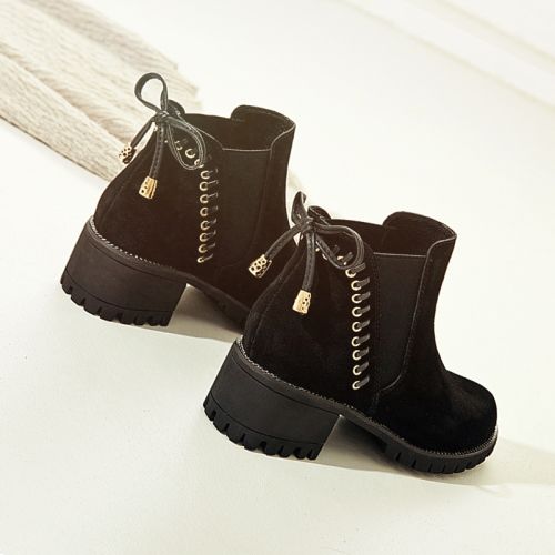 Bottes mi-saison femme OUUMEIS Semelles en Caoutchouc - Ref 3250684