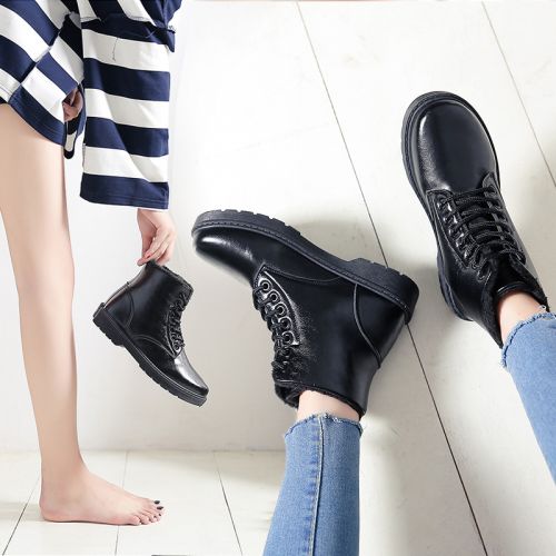 Bottes mi-saison femme INBERNY Semelles en Caoutchouc - Ref 3250688