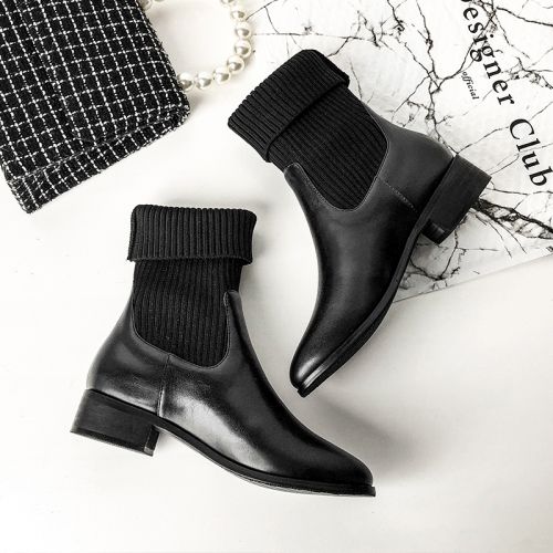 Bottes mi-saison femme OCANDY Semelles en Caoutchouc - Ref 3250715