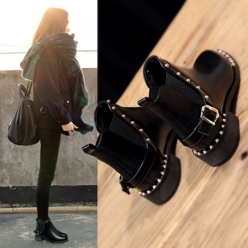 Bottes mi-saison femme Semelles en Caoutchouc - Ref 3250725