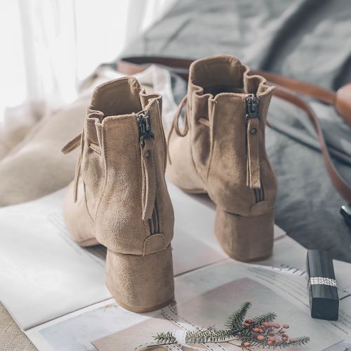 Bottes mi-saison femme Semelles en Caoutchouc - Ref 3250772