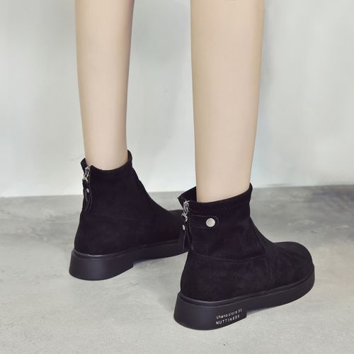Bottes mi-saison femme Semelles en Caoutchouc - Ref 3250780