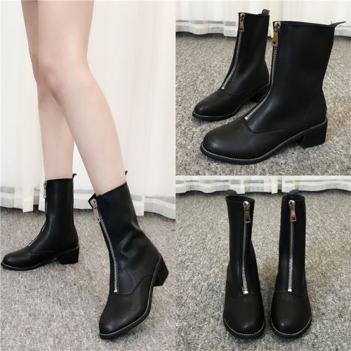 Bottes mi-saison femme Semelles en Caoutchouc - Ref 3250783