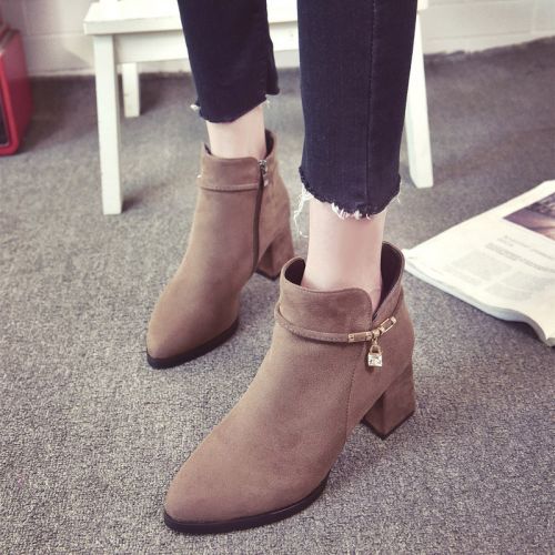 Bottes mi-saison femme Semelles en Caoutchouc - Ref 3250833