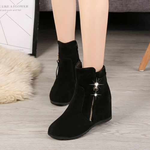 Bottes mi-saison femme Semelles en Caoutchouc - Ref 3250860