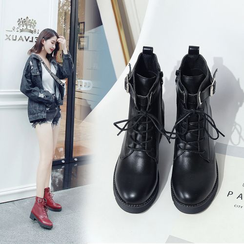 Bottes mi-saison femme SELBORNE Semelles en Caoutchouc - Ref 3250863