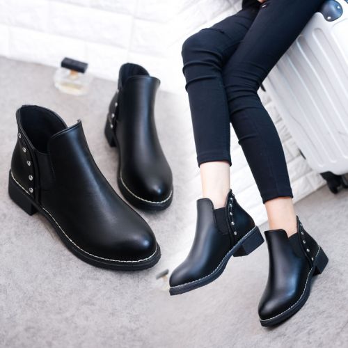 Bottes mi-saison femme Semelles en Caoutchouc - Ref 3250864