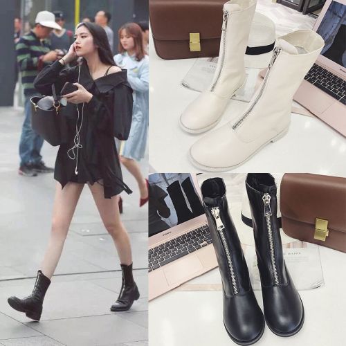 Bottes mi-saison femme Semelles en Caoutchouc - Ref 3250865