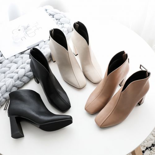 Bottes mi-saison femme Semelles en Caoutchouc - Ref 3250873