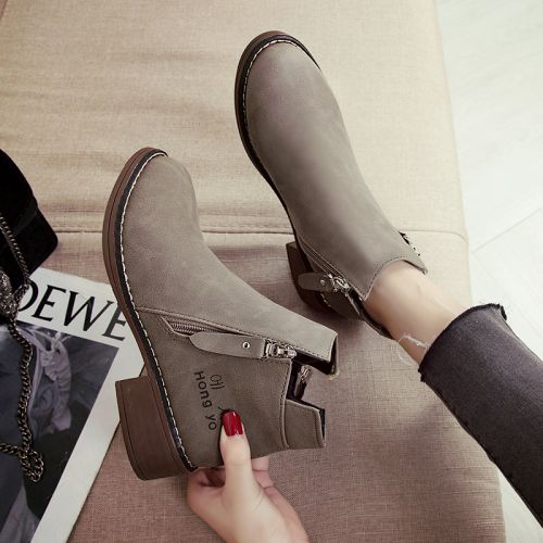 Bottes mi-saison femme Semelles en Caoutchouc - Ref 3250878