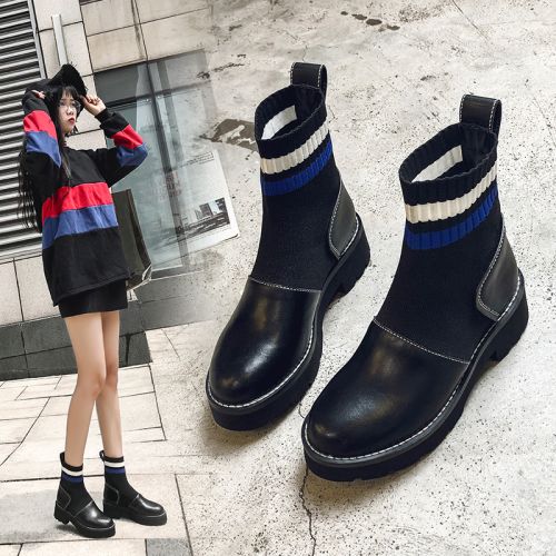 Bottes mi-saison femme Semelles en Caoutchouc moussant - Ref 3250884