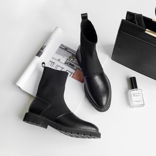 Bottes mi-saison femme DATIVE CASE AVEC GRILLE Semelles en Caoutchouc - Ref 3250895