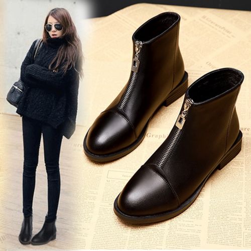 Bottes mi-saison femme Semelles en Caoutchouc - Ref 3250901