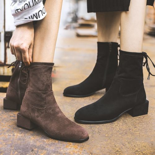 Bottes mi-saison femme Semelles en Caoutchouc - Ref 3250910