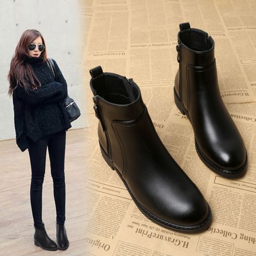 Bottes mi-saison femme Semelles en Caoutchouc - Ref 3250930