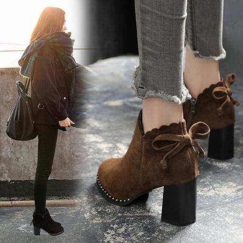 Bottes mi-saison femme Semelles en Caoutchouc - Ref 3250947