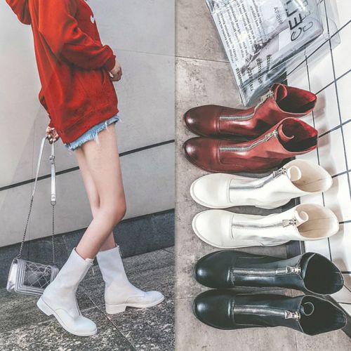 Bottes mi-saison femme Semelles en Caoutchouc - Ref 3250972
