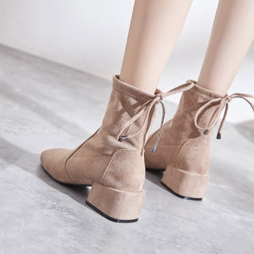 Bottes mi-saison femme Semelles en Caoutchouc - Ref 3250974