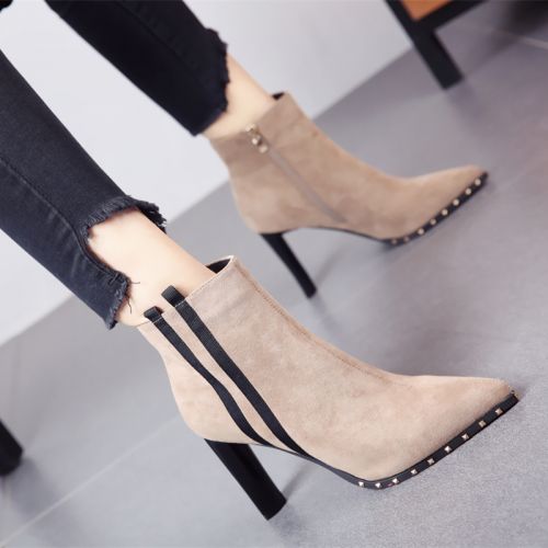 Bottes mi-saison femme en Fond composite - Ref 3250983