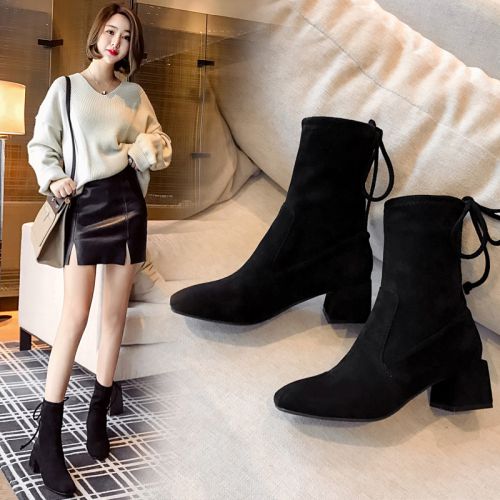 Bottes mi-saison femme Semelles en Caoutchouc - Ref 3250988