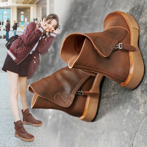 Bottes mi-saison femme Semelles en Caoutchouc - Ref 3250993