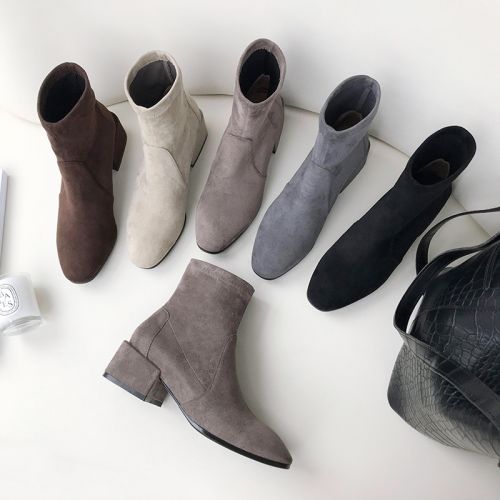 Bottes mi-saison femme Semelles en Caoutchouc - Ref 3251003