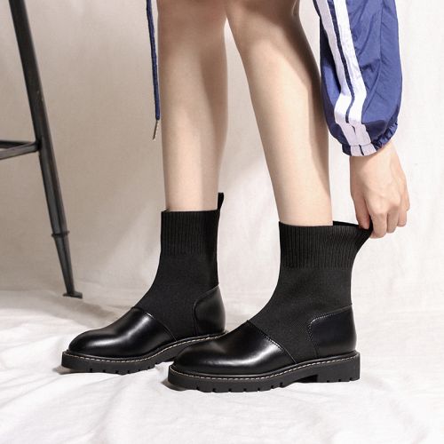 Bottes mi-saison femme Semelles en Caoutchouc - Ref 3251014