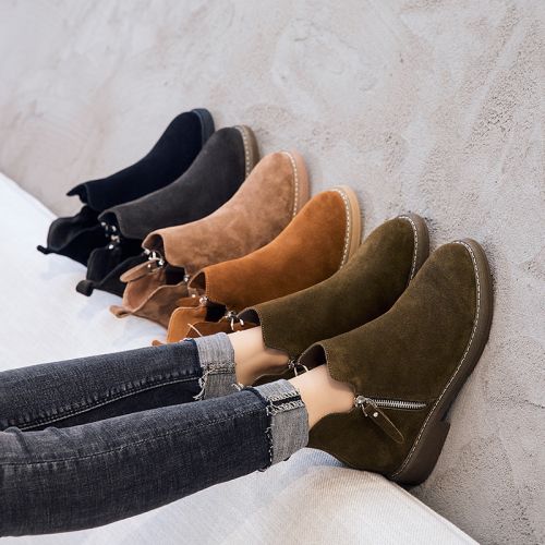 Bottes mi-saison femme Semelles en Caoutchouc - Ref 3251028