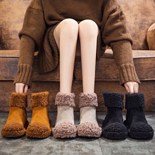 Bottes mi-saison femme Semelles en Caoutchouc - Ref 3251029