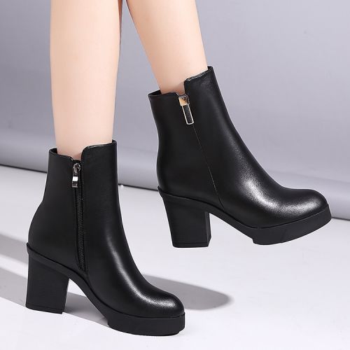 Bottes mi-saison femme Semelles en Caoutchouc - Ref 3251032