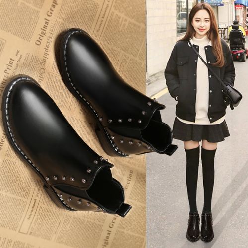 Bottes mi-saison femme Semelles en Caoutchouc - Ref 3251048