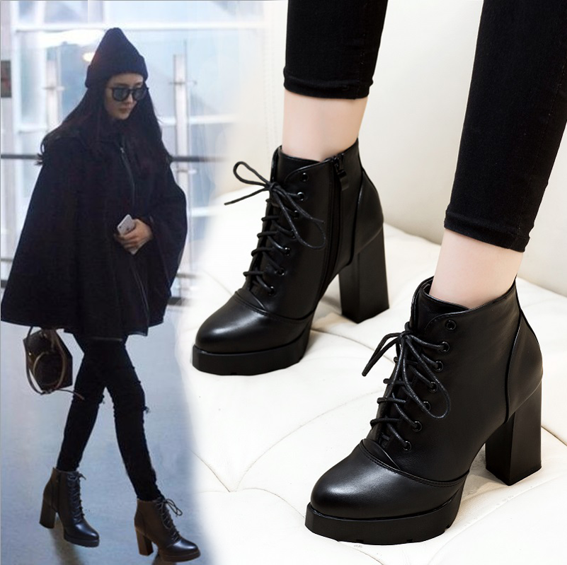 Bottes mi-saison femme Semelles en Caoutchouc - Ref 3251073