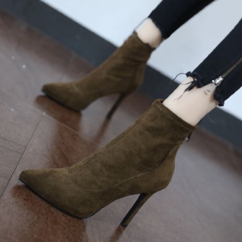 Bottes mi-saison femme Semelles en Caoutchouc - Ref 3251086