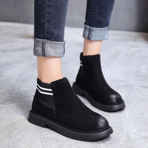 Bottes mi-saison femme Semelles en Caoutchouc - Ref 3251087